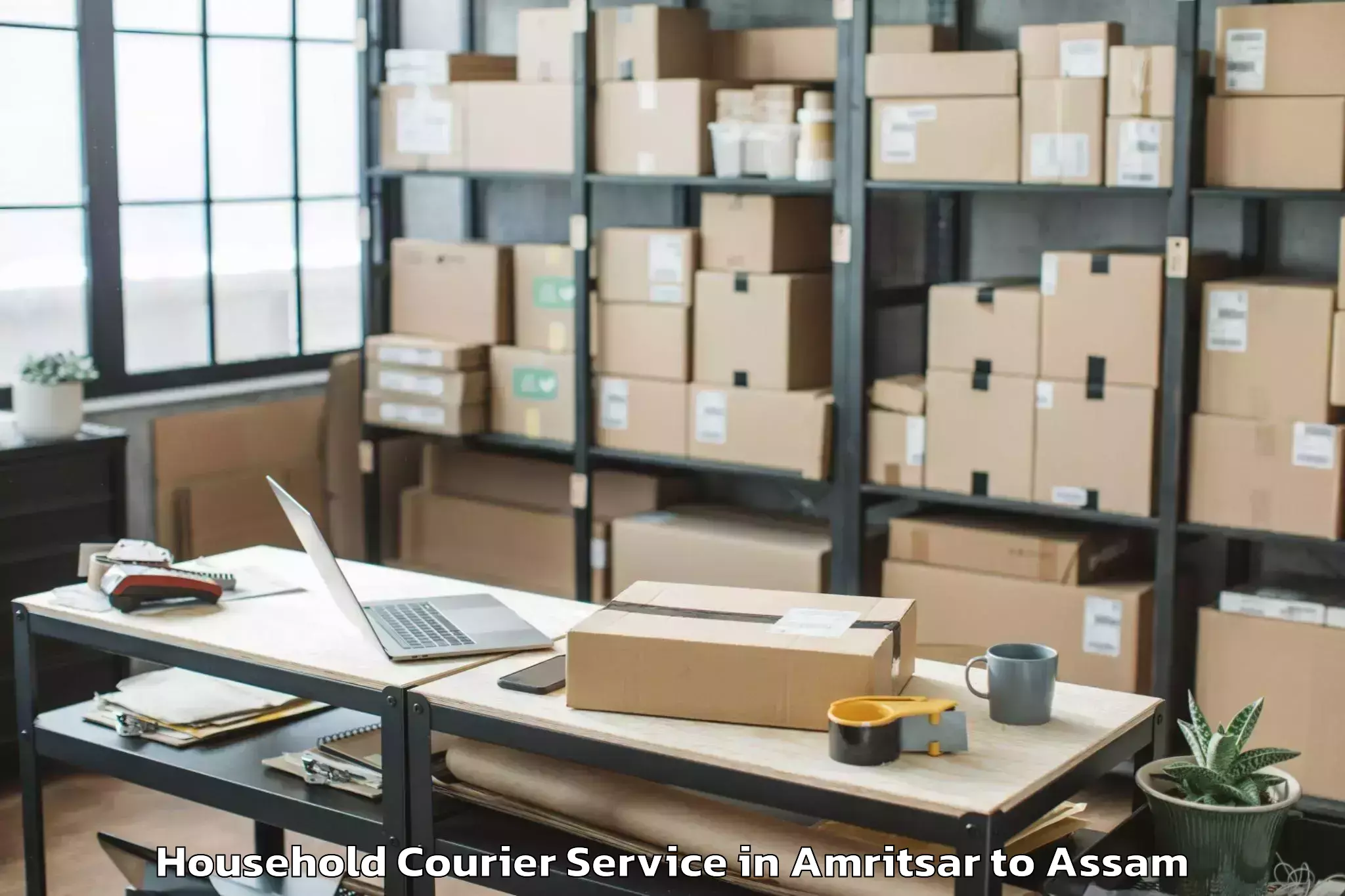 Top Amritsar to Bilasipara Pt Household Courier Available